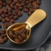 Кофейная ложка из нержавеющей стали, мерная ложка 15/30 мл, столовая ложка для молотого кофе, сахара, специй, короткая ручка, кухонный измерительный инструмент