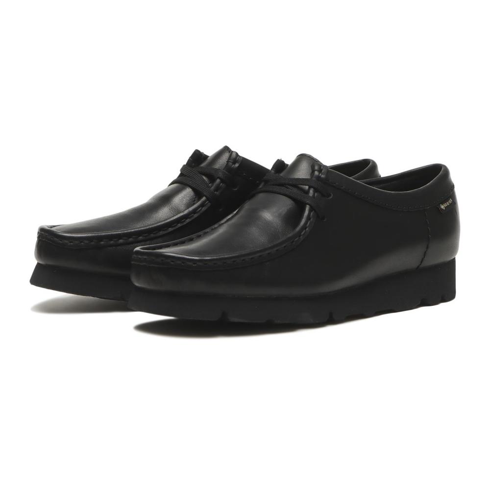 ClarkS W S Wallabee.gtx 26181118 Blk Black Lea