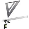 PLEAVIT Square, Square Ruler, Circular Saw Guide Set, Triangle, Right Angle Ruler, Woodworking, Leveling, DIY, Aluminum (2-Piece Set)