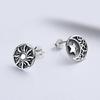 925 Sterling Silver Earrings Our Sun and Moon E008