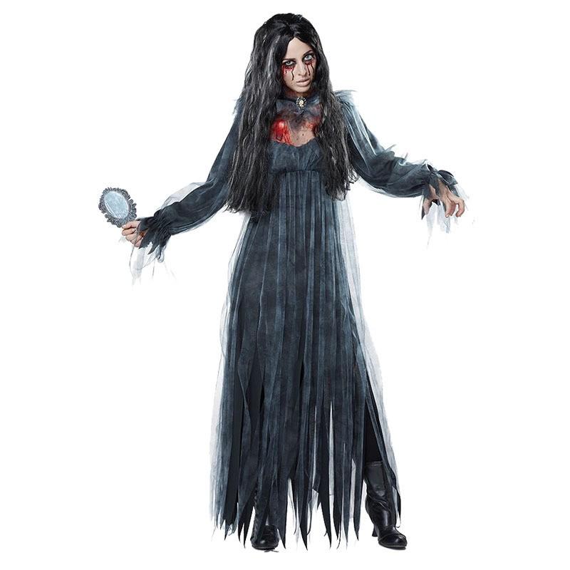 Halloween Costume Ghost Witch Dress Set Night Party Cosplay