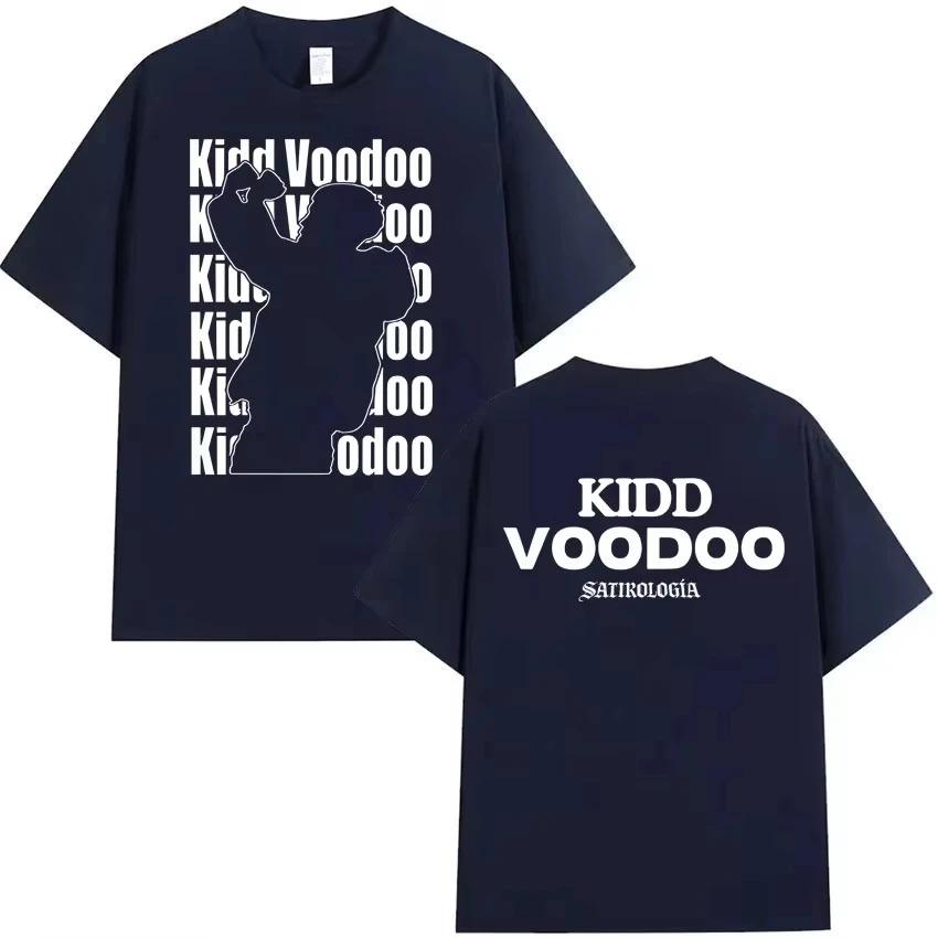Kidd Voodoo 2026 Album Tour Graphic Fashion TShirt Spring Summer Unisex HipHop Gothic 100 Cotton Women And Unisex Tshirts