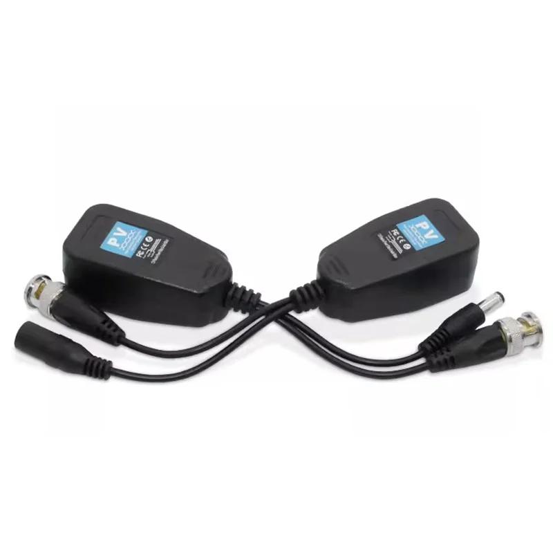 5Pairs(10PCS) ESCAM Passive CCTV Coax BNC Power 4K Video Balun Transceiver RJ45 BNC male Connectors to for CCTV video Camera