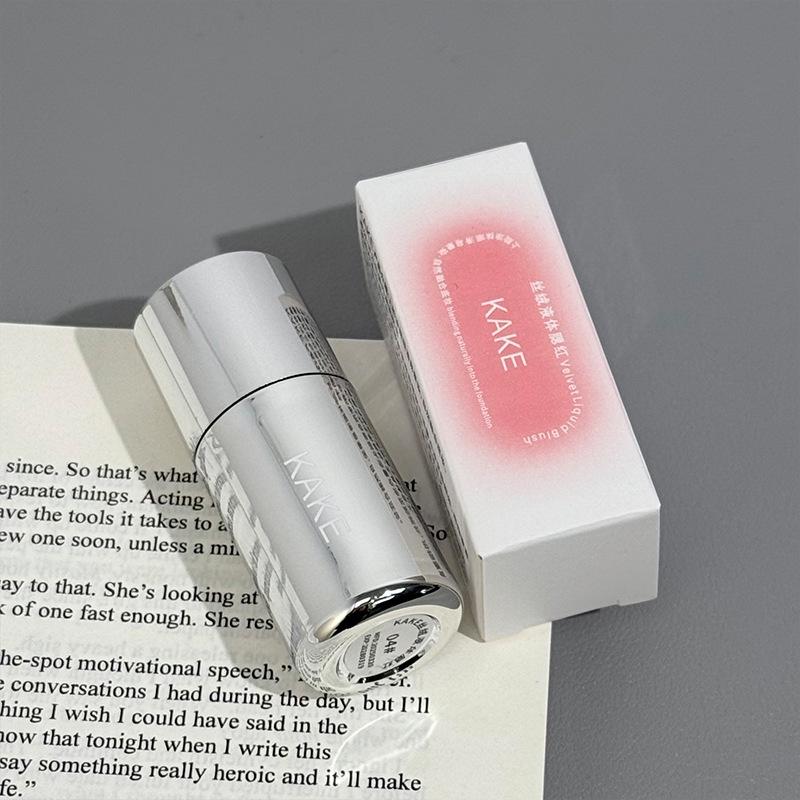 KAKE Velvet Liquid Blush: Natural Korean-Style Whitening Matte Blush Stick for an Enhanced Complexion.