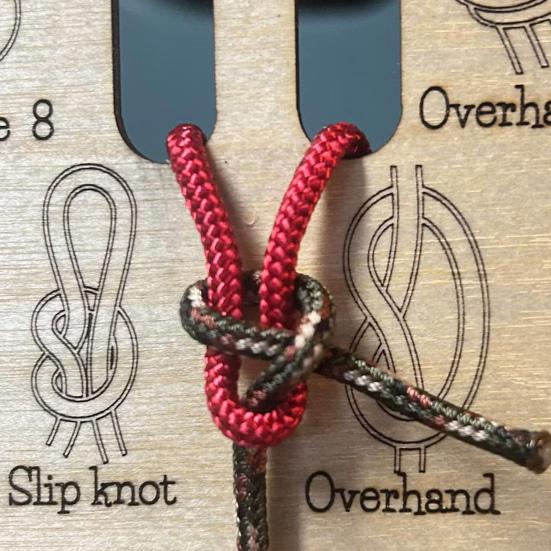 Доска для обучения вязанию узлов, 16 узлов, деревянная доска для начинающих, рифы, квадратные узлы, практическое обучение, подарок любителям кемпинга на открытом воздухе