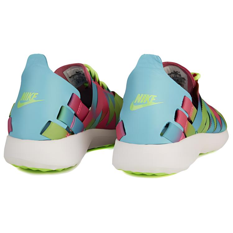 Nike Женские кроссовки Juvanate Woven Premium Multi-Color Gamma-Blue Pink-Blast-Electric-Green 833825-400