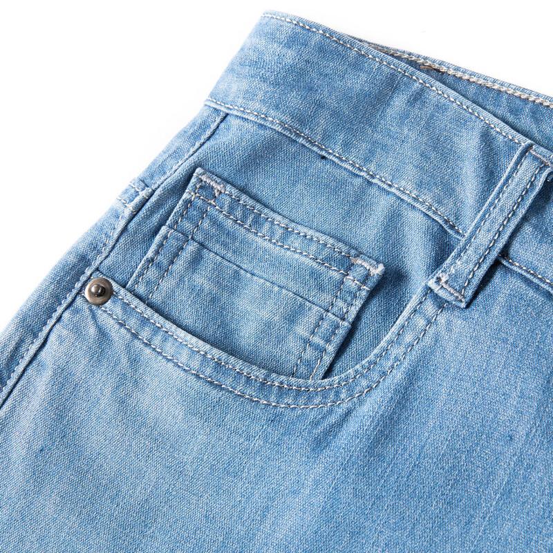 Джинсы мужские прямые из смесового тенселя MONTAGUT