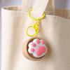 Light-up Steamed Bun Keyring Rotational Sound Generation Button Clicker Keyring  Gift Giving