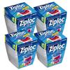 Ziploc Bulk Purchase: Ziploc Containers, Square, 130ml, 4-Pack
