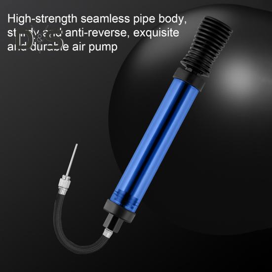 Насос для мячей, спортивный воздушный насос для мячей, портативный ручной насос с гибким шлангом для баскетбольных, футбольных, йога-мячей, плавательных колец, воздушных шаров