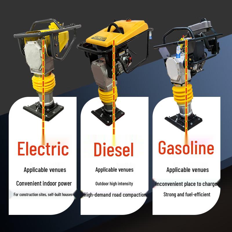 Электрический трамбовщик почвы TURBOSUN, штекер CN (адаптер в комплекте)