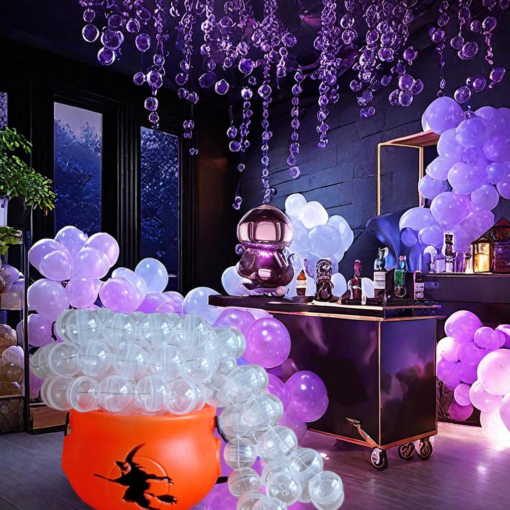 Halloween Cauldron Outdoor Halloween Pot Candy Holder Bubble Bowl Props Decoration For Kitchen Home Parties Events Yard Porch