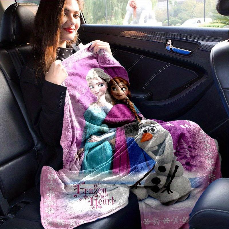 1 шт., Замороженное Сердце Домашний Декор Уютное Одеяло: Идеальный подарок для спальни, гостиной, в дорогу, для кемпинга, в машину