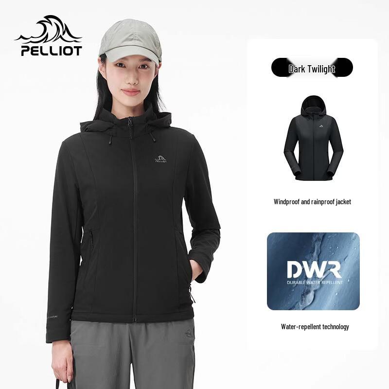 Pelliot Women's Outdoor Breathable Slim-Fit Softshell Jacket