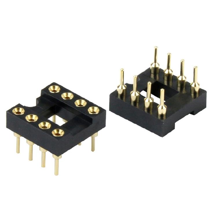 10 шт. Жаропрочный пластиковый DIP8 IC-сокет, тестовая база для IC, с прочной конструкцией для долгосрочной операционной стабильности