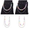 Colorful Acrylic Chain Belt Adjustable Length Double Layer Trousers Chain Fashion Accessory Streetwear Jewelry for Women