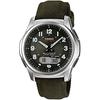 Мужские часы Casio Wave Ceptor на солнечной батарее Зеленые WVA-M630B-3AJF