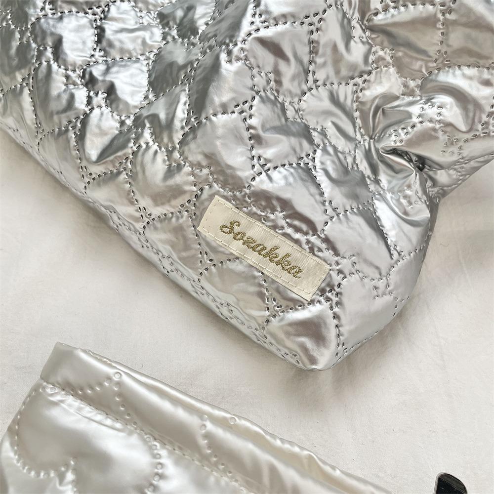 Multifunctional Skincare Products Pouch Love Bow Zipper Makeup Handbag Travel