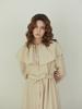 Laviolette Cape Dress - Oatmeal