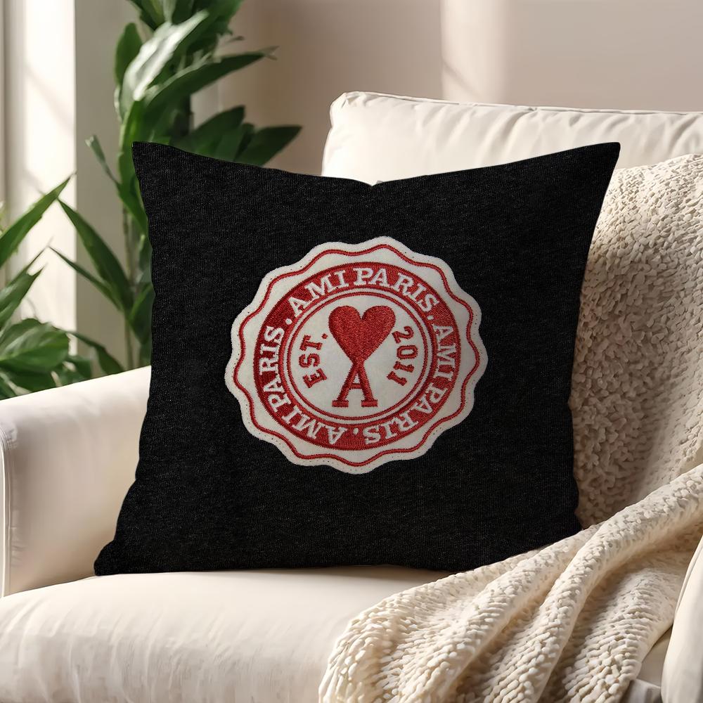Роскошный бренд A-Ami Логотип Любовь наволочка Подушка Диван Принт Декор Комната Дом Офис Кофейня Автомобиль Скандинавская простота