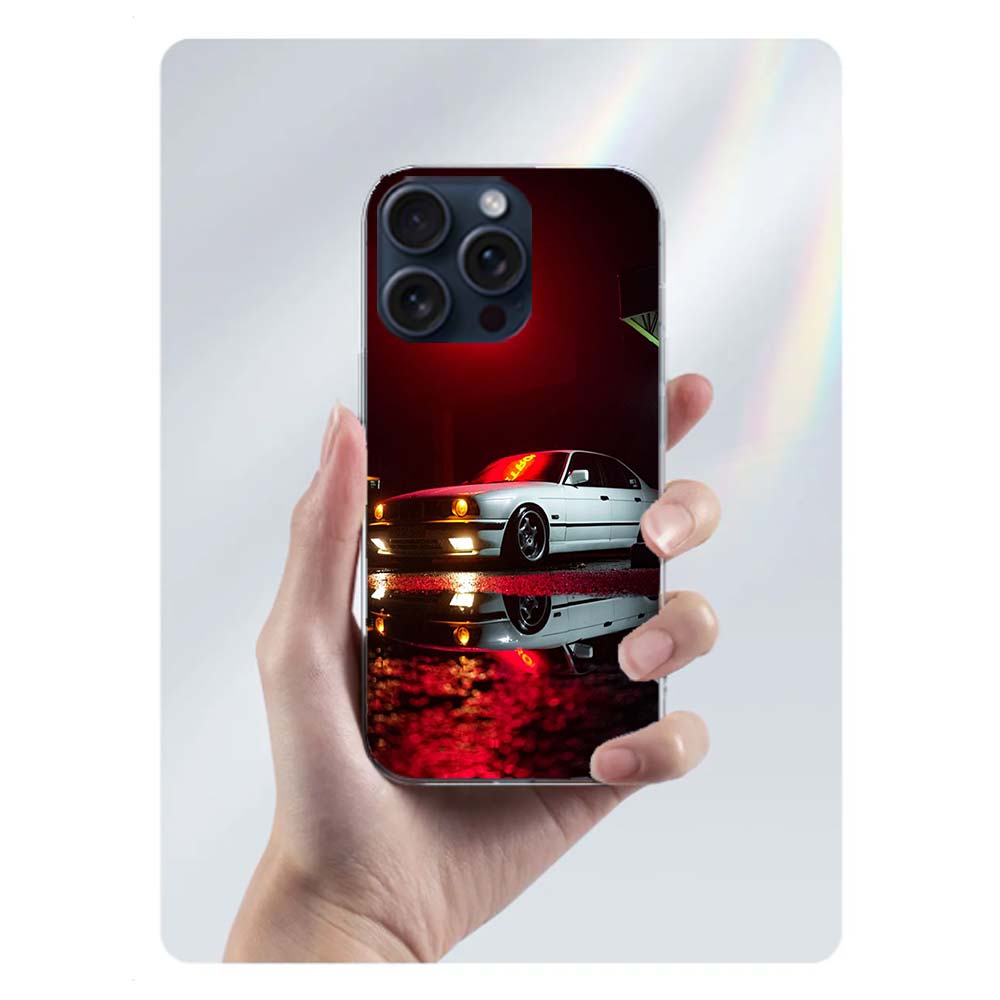Чехол для телефона B- Bmwes-S E30 Прозрачный Для Iphone 17 Air 16 Pro Max 15 Pro 14 Plus 17E 16E 11 13 12 Mini Чехлы Fundas Cel