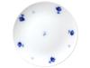 Мини-тарелка Okura Pottery с синей розой, диаметр 19,5 см, безопасна для микроволновой печи и посудомоечной машины, произведено в Японии, 33H/8180