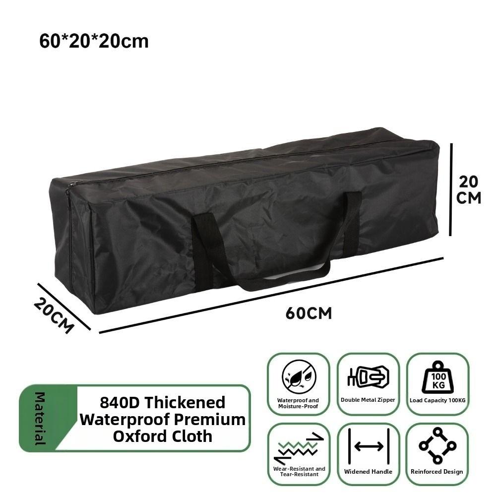 Multisizes Oxford Cloth Storage Tool Large Canvas Canopy Pole Bag  Outdoor Supplies
