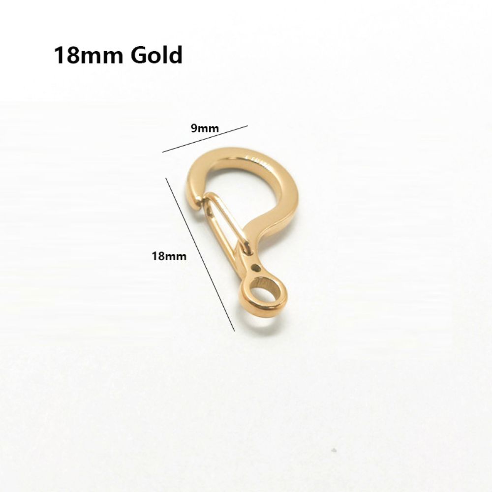 Titanium Alloy Outdoor EDC Tool Keyring 12/18/20/23mm Spring Connecting Buckle DIY Accessories