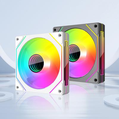12 см ARGB 5 В 3-контактный 4-контактный PWM Бесшумный компьютерный вентилятор Охладитель корпуса ПК Вентилятор охлаждения корпуса ПК 800-1800 об/мин для охлаждения ПК и корпуса