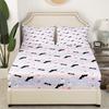 Halloween Ghost Bat Cartoon Pattern Sheet Four-Piece Bedroom Room Dormitory Bedding Decoration