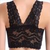 Comfortable Vest-Style Full Lace Sexy Bra Full Lace Breathable Bra Wireless Sports Bra Women's Underwear Binding Sleep