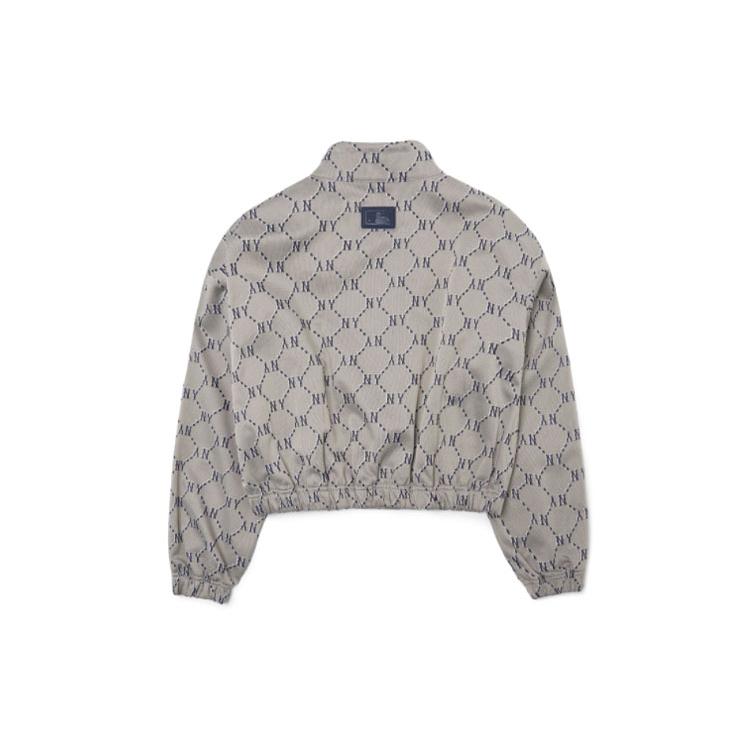 New MLB Cropped Coats Women's Gray 3FWJM0221-50BGS