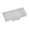 Finish Square Edge Ruler Precision Woodworking Ruler Versatile 3inch Pocket Ruler  Tool