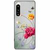 For Sony Xperia 5 IV / 1 IV Case 10IV Soft Silicone Flower Phone Back Cases For Sony Xperia 10 IV V Cover 5IV TPU Bumpers 10V