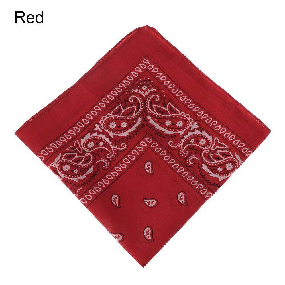 Women Fashion Neck Scarf Headwear Wristband Hair Band Printed Square Scarves Paisley Bandana