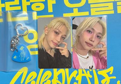 [Б/У] Stray Kids Stayzone Брелок-карточка Феликс
