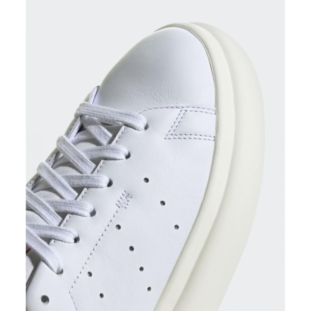 Adidas Stan Smith Platform W White Red Ie0452