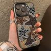 Роскошный чехол для телефона с принтом леопарда и узором из звезд для iPhone 16e 16 Pro Max 15 14 Plus 13 12 Mini 11, противоударная силиконовая задняя крышка