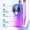 Перезаряжаемая электрическая дрель для ногтей с USB-подключением, набор сверл для снятия лака, маникюрная шлифовальная машинка, малошумящая пилка для маникюра