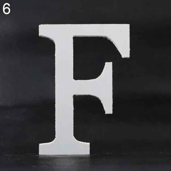 Креативные толстые деревянные украшения для дома с буквами алфавита на свадьбу, день рождения