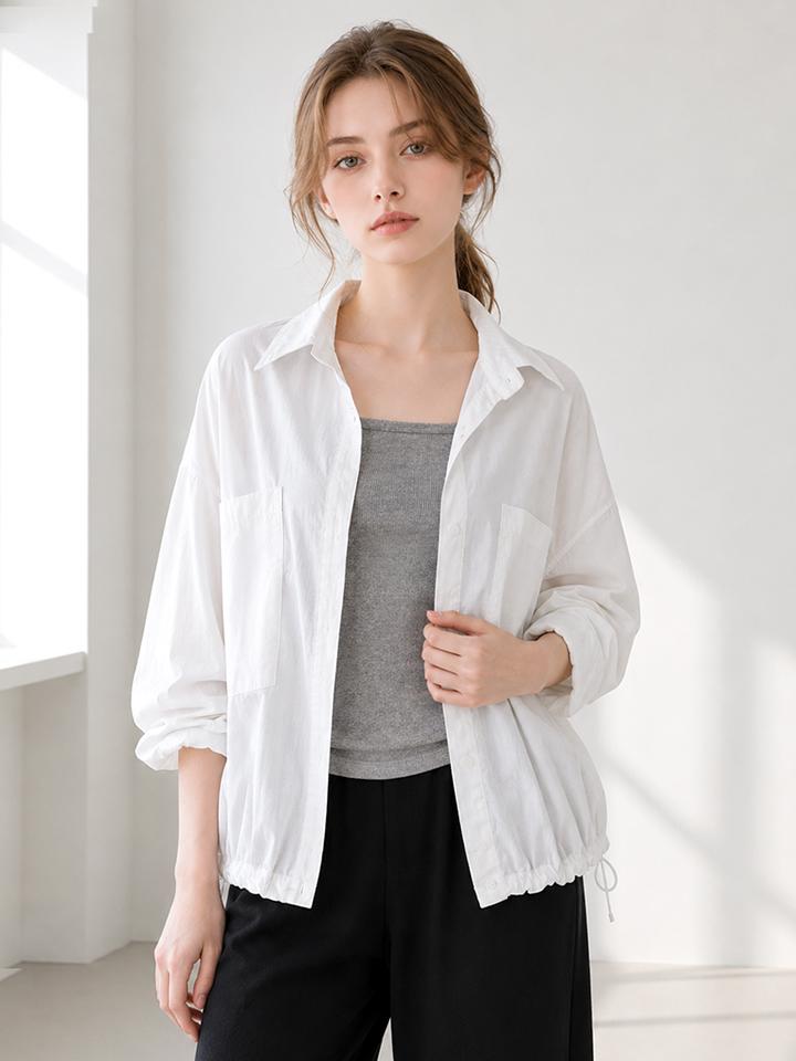 PAIGEFLYNN Out-Pocket String Shirt_S6Ash007C