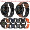Silicone Leather 22 22 26mm Quickfit Strap For Garmin Watch Fenix 8 51 47mm E 7X 7 Pro 6X 6 Pro 5X 5 Plus Enduro 3 2 Strap Bracelet