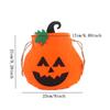 Halloween Felt Treat Bag Handmade Pumpkin Candy Goodie Gift Bag With Drawstring Trick Or Treat Halloween Party Favors Supplies