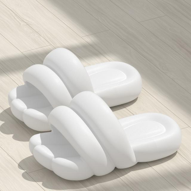 Soft Home Slipper Bathroom Non-slip Shoes Couple Indoor Casual Flips Cute Women House Fashion Flat Shoe Boyfriend Sandals