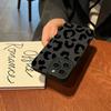 Black Leopard Print Silicone Phone Case For Samsung Galaxy A16 A14 A13 A34 A54 A33 S25 S24 S23 Ultra S22 Plus S21 FE Soft Cover
