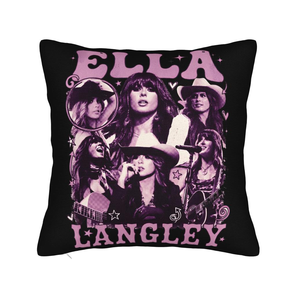 Ella Langley  wpap pop art Pillowcases  Novelty Pillow Case For Sofa Bedroom Home Decor Comfy Pillow Cover