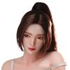 HiPlay VeryCool 1/6 Yakumo Ponytail Female Head with Movable Eyes Doll Head Rooted Hair Painted