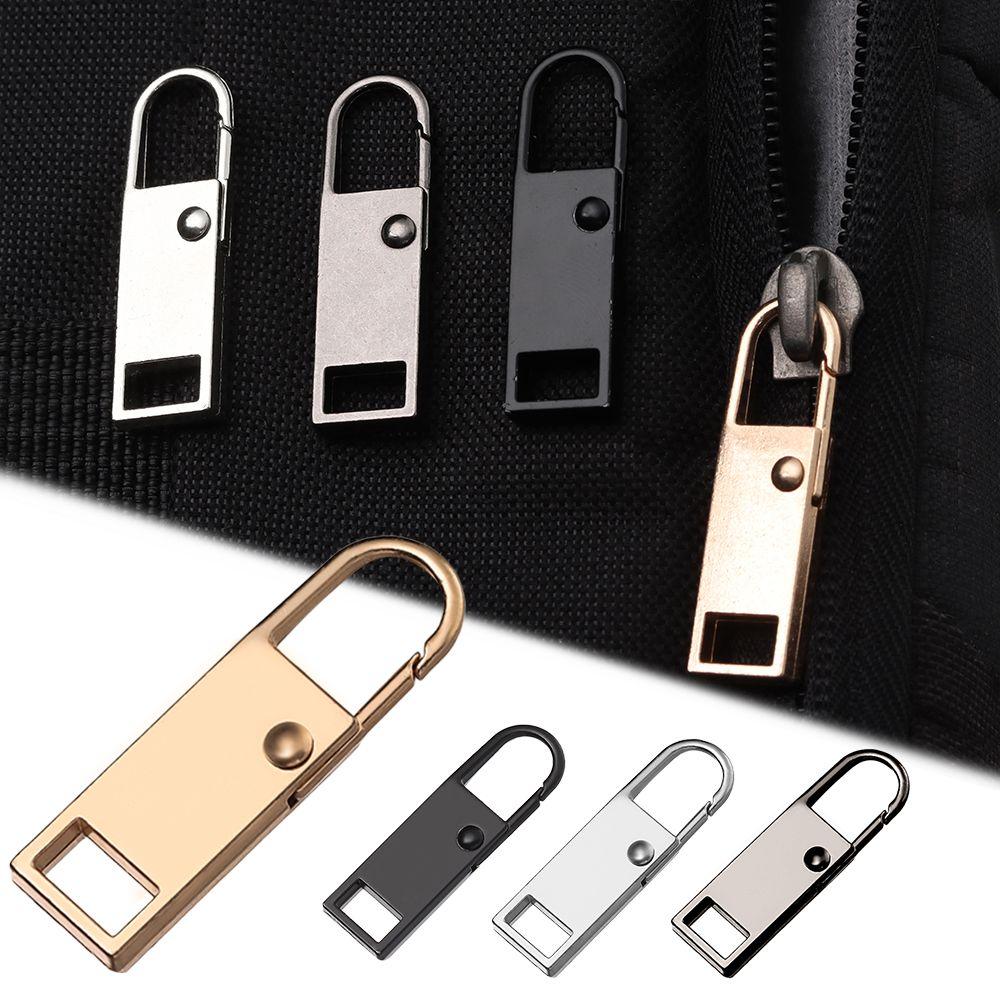 5pcs Broken Buckle Detachable Sewing Kit Metal Zip Zipper Pull Metal Zipper Head Zipper Slider