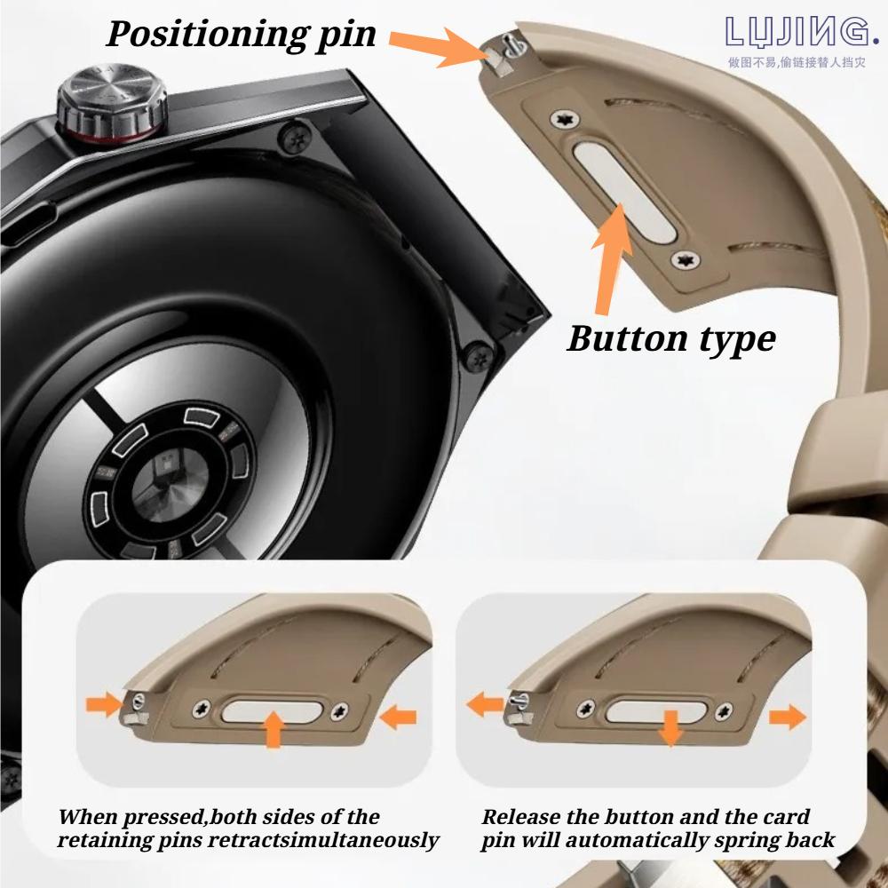 Силиконовый нейлоновый ремешок для Huawei Watch GT6 Pro 46 мм Официальная сменная лента с быстрым креплением для аксессуаров ремешка Huawei Smart Watch GT 6 Pro