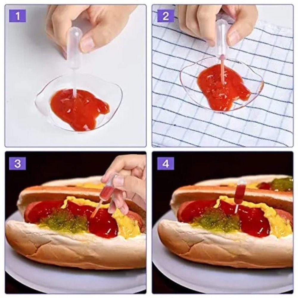 Macaron Transfer Pipettes Cake Decor Stuffed Dispenser Kitchen Gadgets Ice Cream Sauce